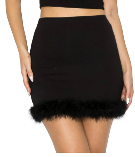 Tasha feather skirt